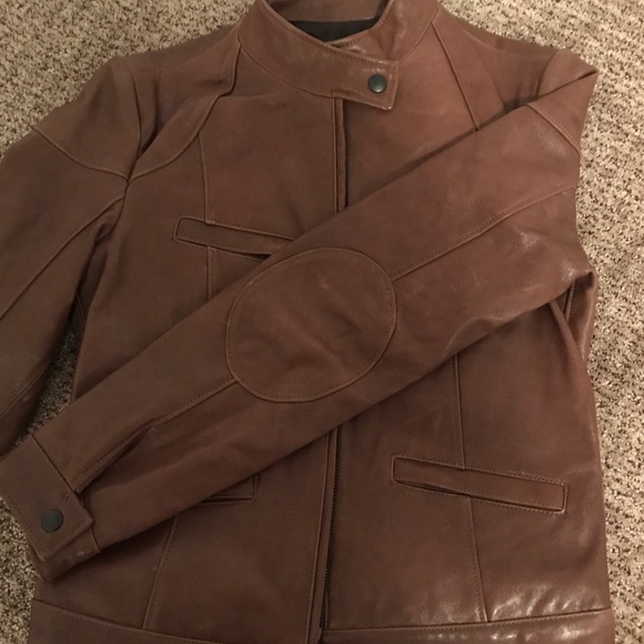 Robert Comstock Leather Bomber Jacket - Picture 1 of 6
